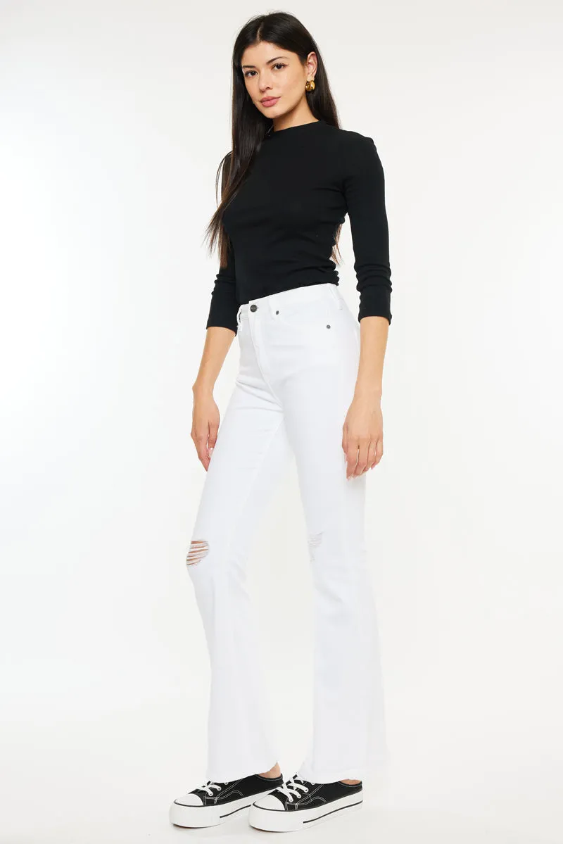 Crystal High Rise Bootcut Jeans (Petite) sold by Kan Can product image thumbnail 4