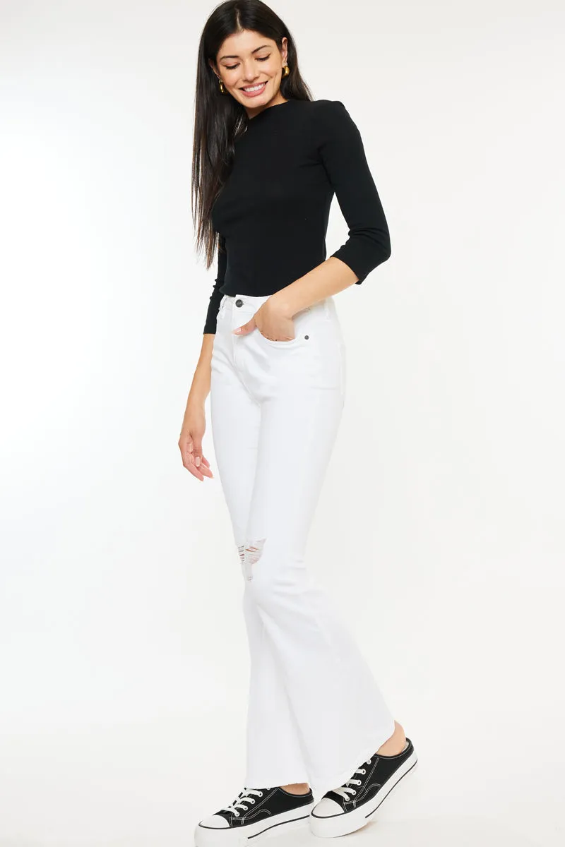 Crystal High Rise Bootcut Jeans (Petite) sold by Kan Can product image thumbnail 5