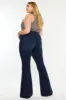 Anna Mid Rise Flare Jeans (Plus Size) sold by Kan Can