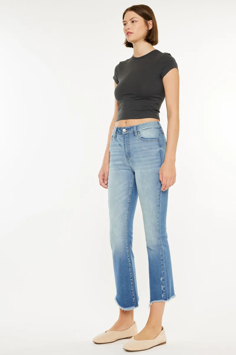Lenny Essentials High Rise Cropped Jeans sold by Kan Can product image thumbnail 2