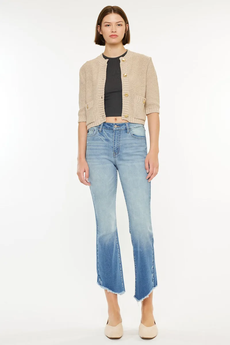 Lenny Essentials High Rise Cropped Jeans sold by Kan Can
