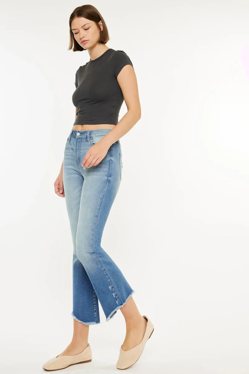 Lenny Essentials High Rise Cropped Jeans sold by Kan Can product image thumbnail 3