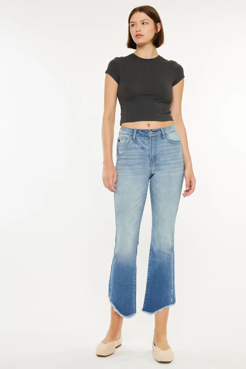 Lenny Essentials High Rise Cropped Jeans sold by Kan Can product image thumbnail 4