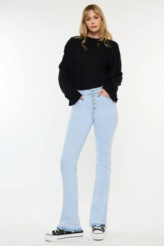 Sophie High Rise Y2K Bootcut Jeans sold by Kan Can