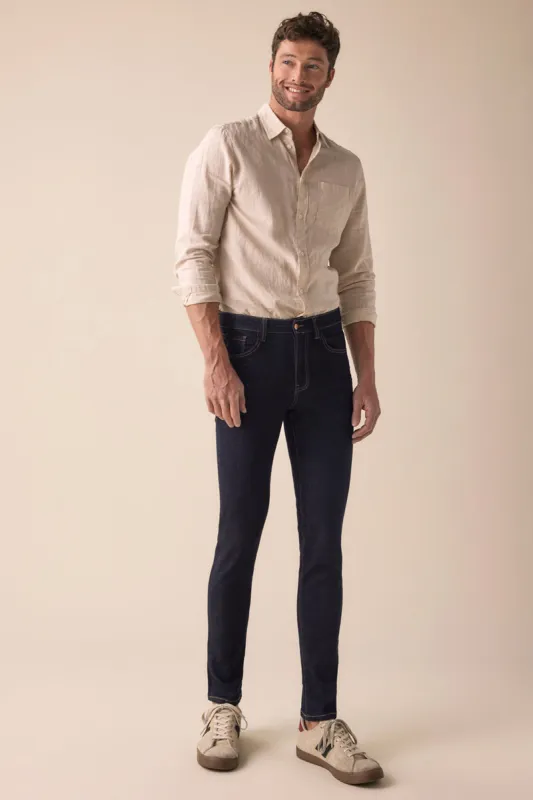 Ted Rinse Wash Super Skinny Jeans - Men sold by Kan Can