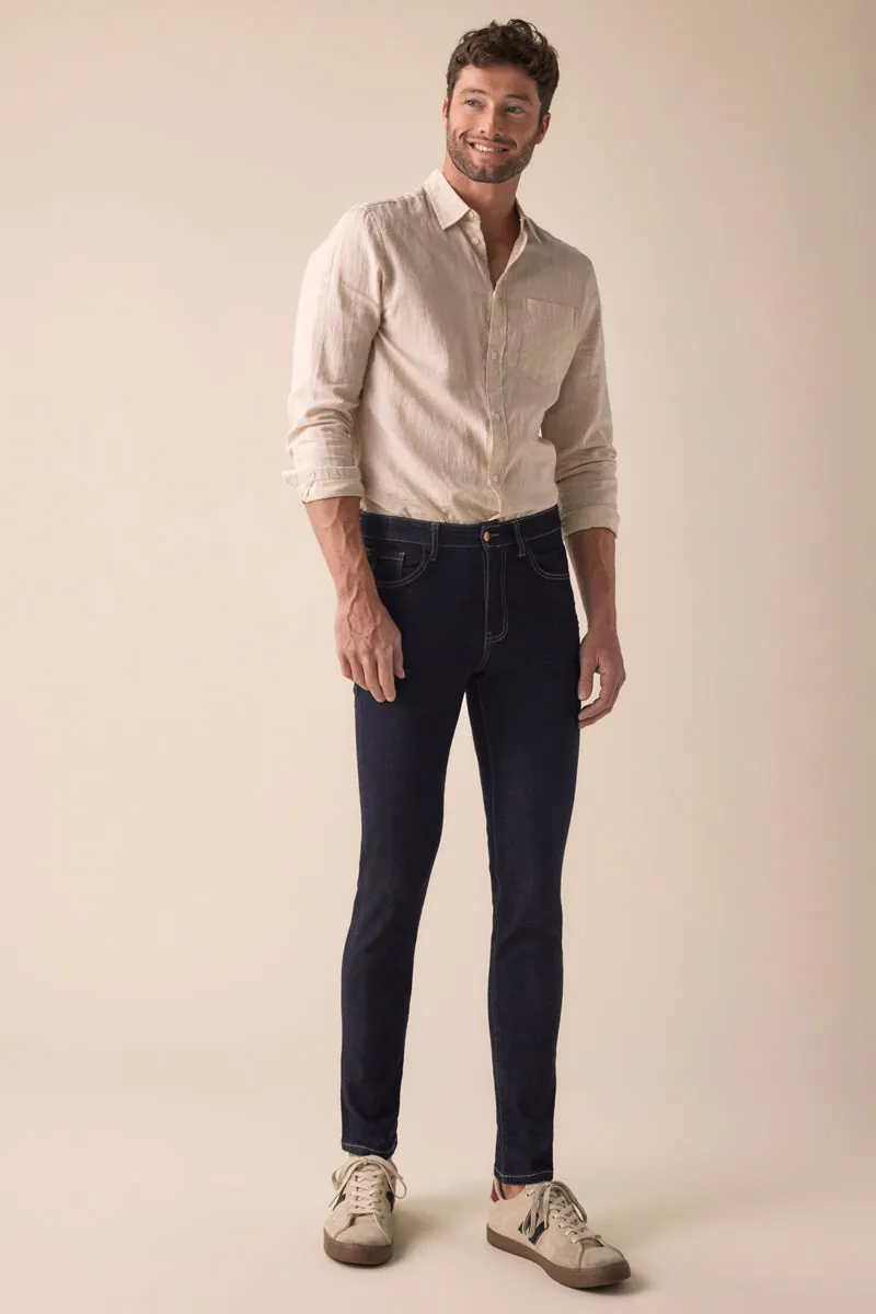 Ted Rinse Wash Super Skinny Jeans - Men sold by Kan Can