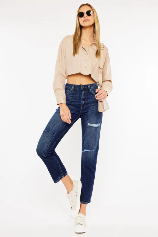 Fox Ultra High Rise 90's Boyfriend Jeans sold by Kan Can