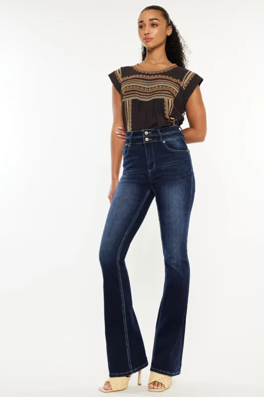 Gisella High Rise Bootcut Jeans made by Kan Can