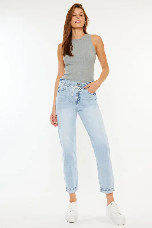 Dahlia Ultra High Rise Slouch Fit Jeans sold by Kan Can