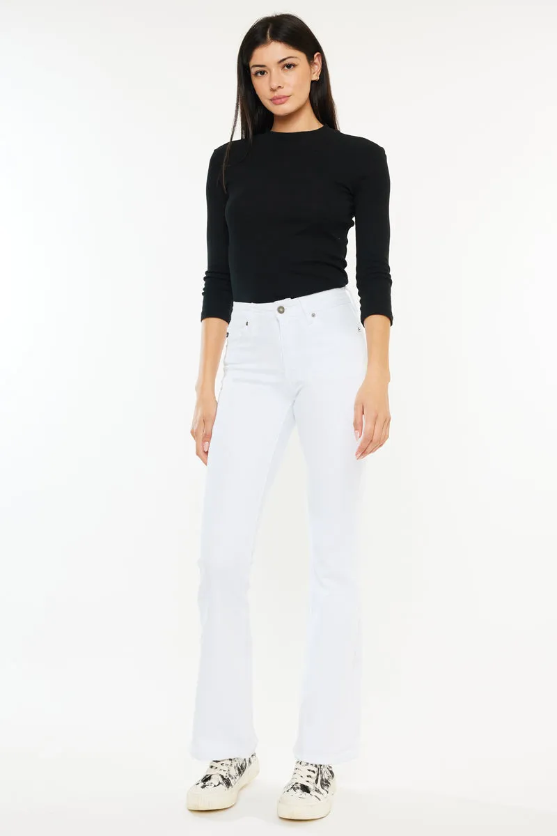 Palladia Mid Rise Flare Jeans (Petite) sold by Kan Can product image thumbnail 5