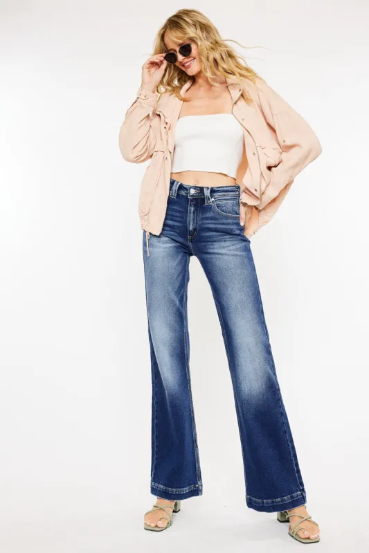 Pilot High Rise Flare Jeans sold by Kan Can