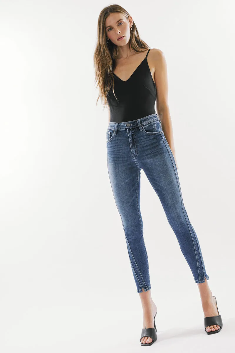 Hannah High Rise Ankle Skinny Jeans sold by Kan Can product image thumbnail 4