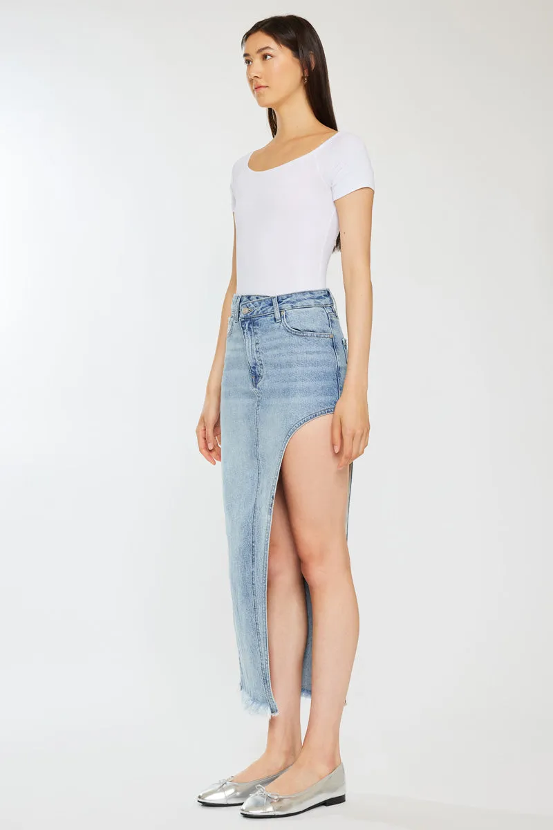 Iris Maxi Denim Skirt sold by Kan Can product image thumbnail 3