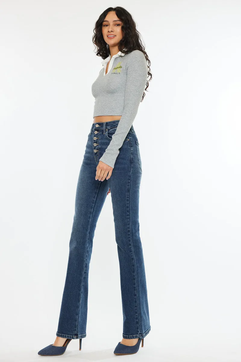 Zina High Rise Vintage Bootcut Jeans sold by Kan Can product image thumbnail 5