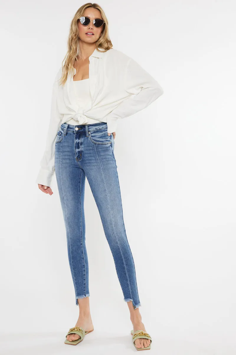 Lucy High Rise Ankle Skinny Jeans sold by Kan Can product image thumbnail 4