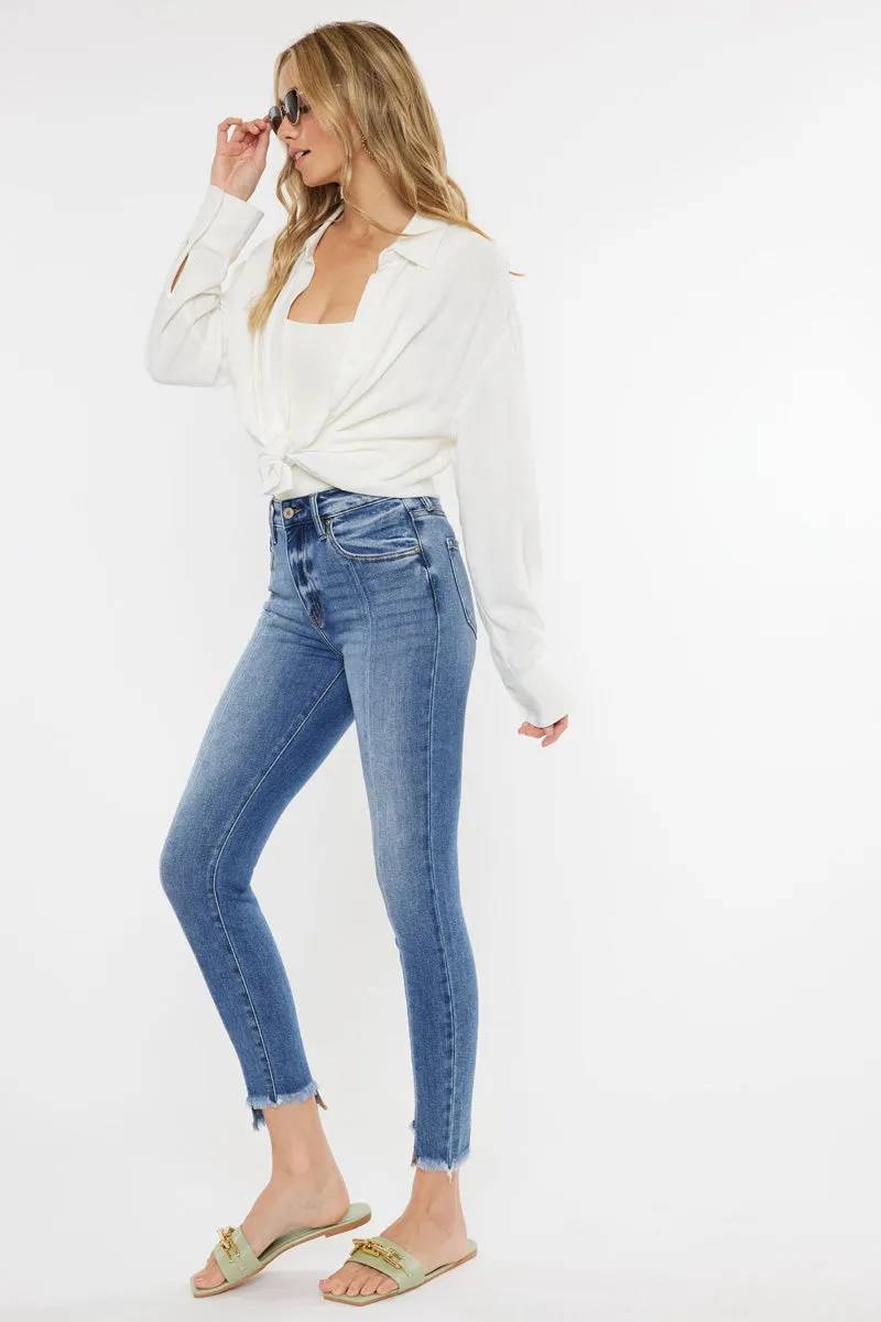 Lucy High Rise Ankle Skinny Jeans sold by Kan Can product image thumbnail 5