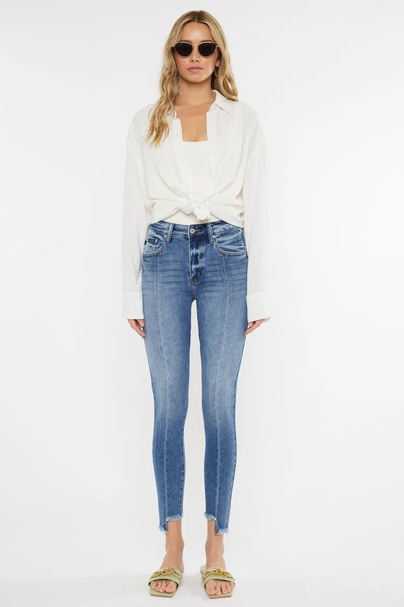 Lucy High Rise Ankle Skinny Jeans sold by Kan Can product image thumbnail 3