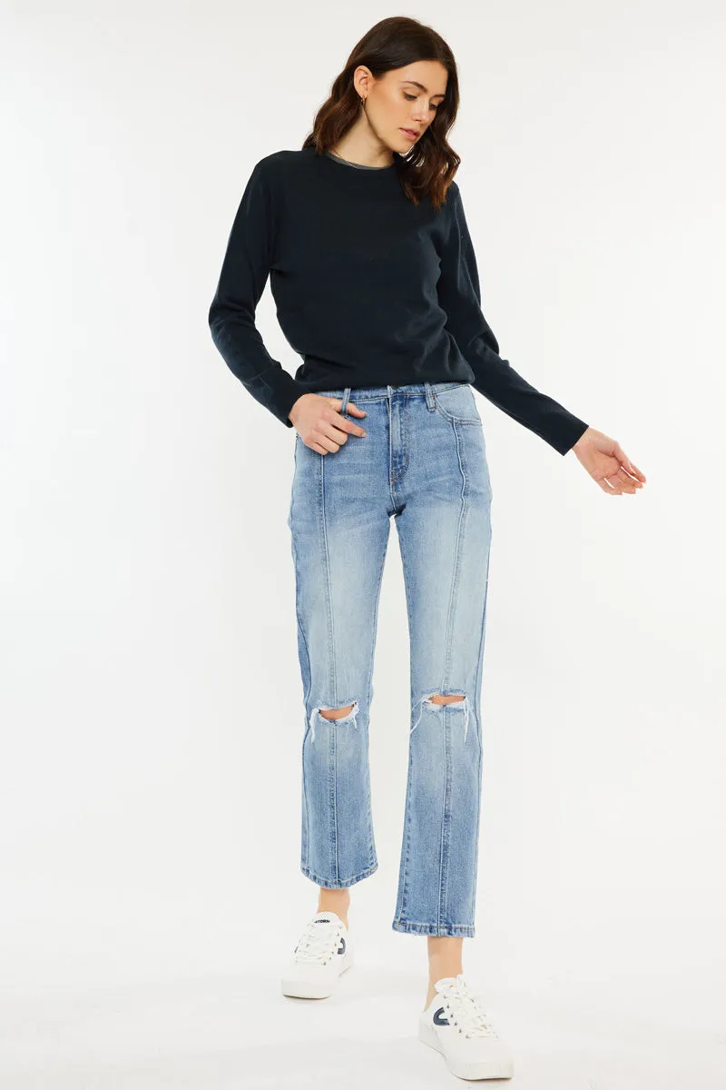 Marley High Rise Slim Straight Leg Jeans sold by Kan Can product image thumbnail 4