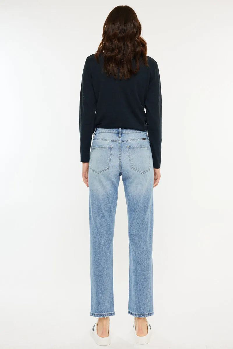 Marley High Rise Slim Straight Leg Jeans sold by Kan Can product image thumbnail 2