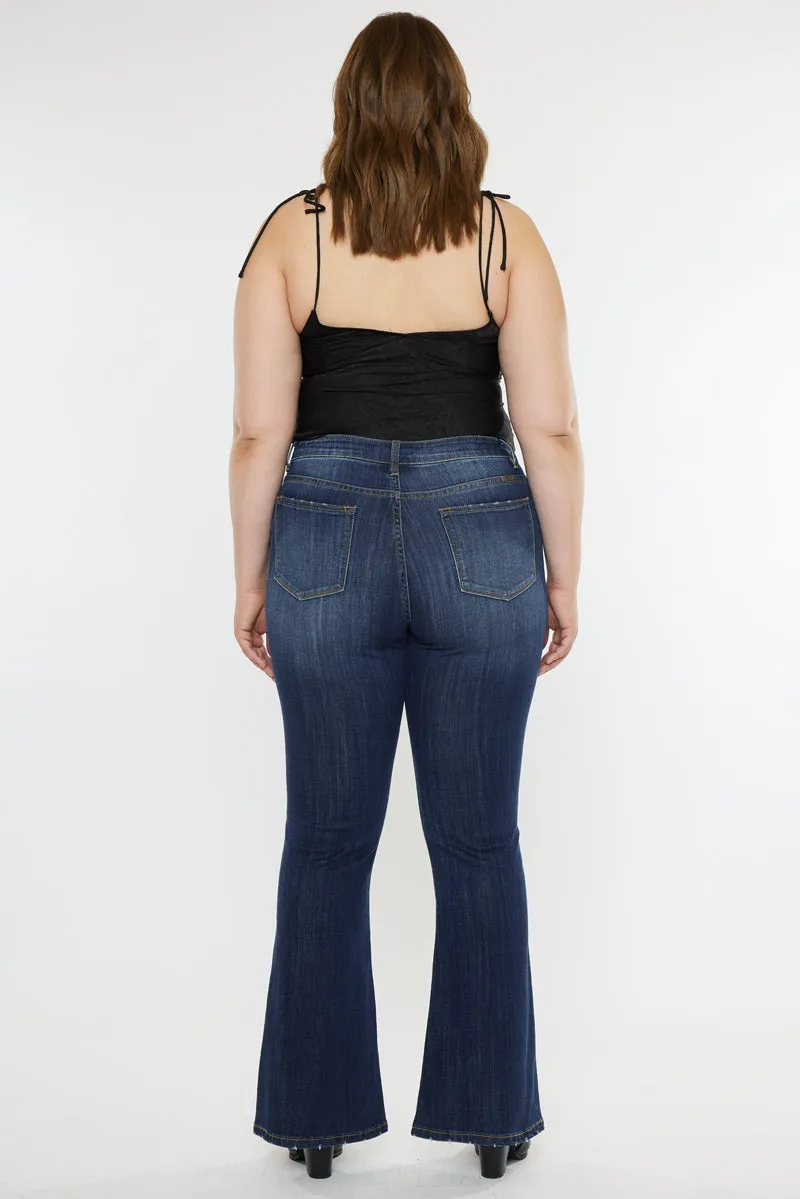 Natti Mid Rise Flare Jeans (Plus Size) sold by Kan Can product image thumbnail 2
