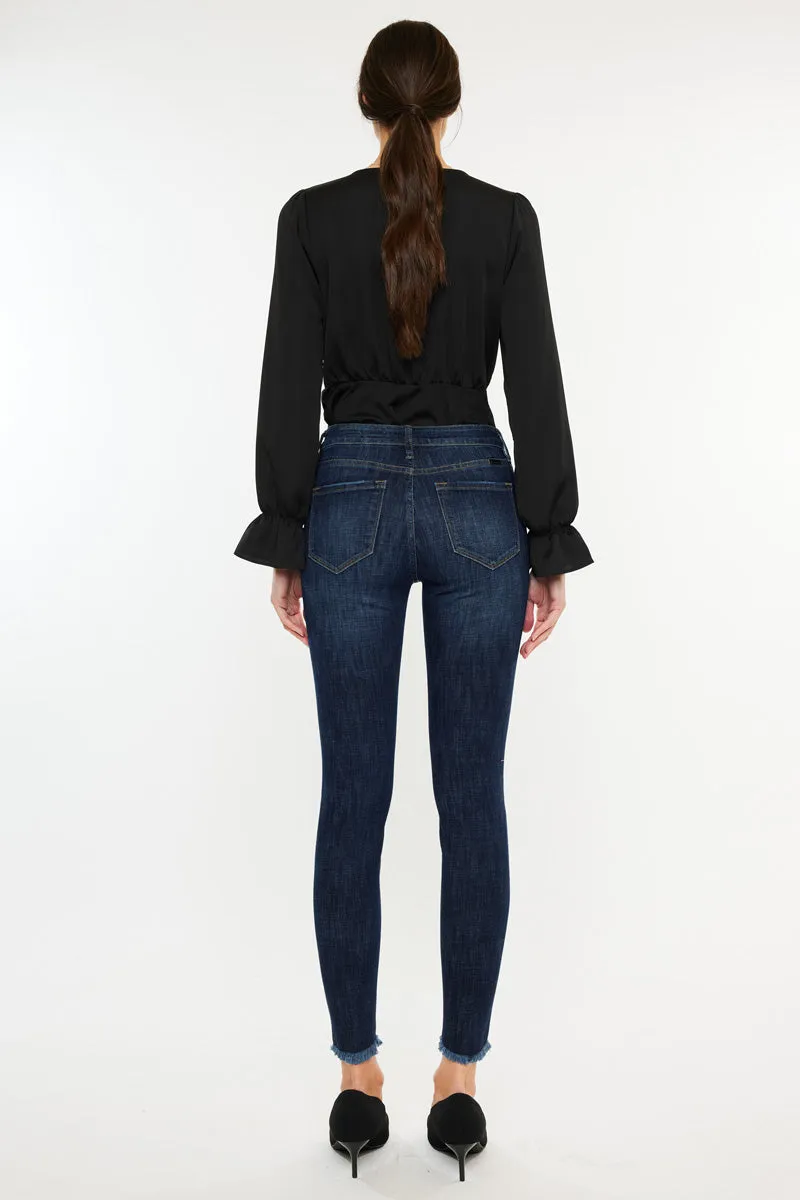 Esther High Rise Ankle Skinny Jeans sold by Kan Can product image thumbnail 2