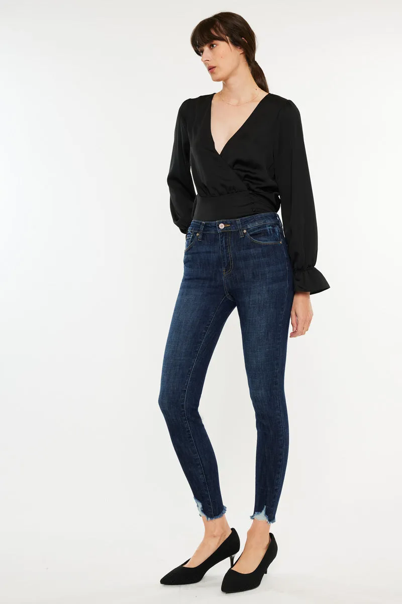 Esther High Rise Ankle Skinny Jeans sold by Kan Can product image thumbnail 4