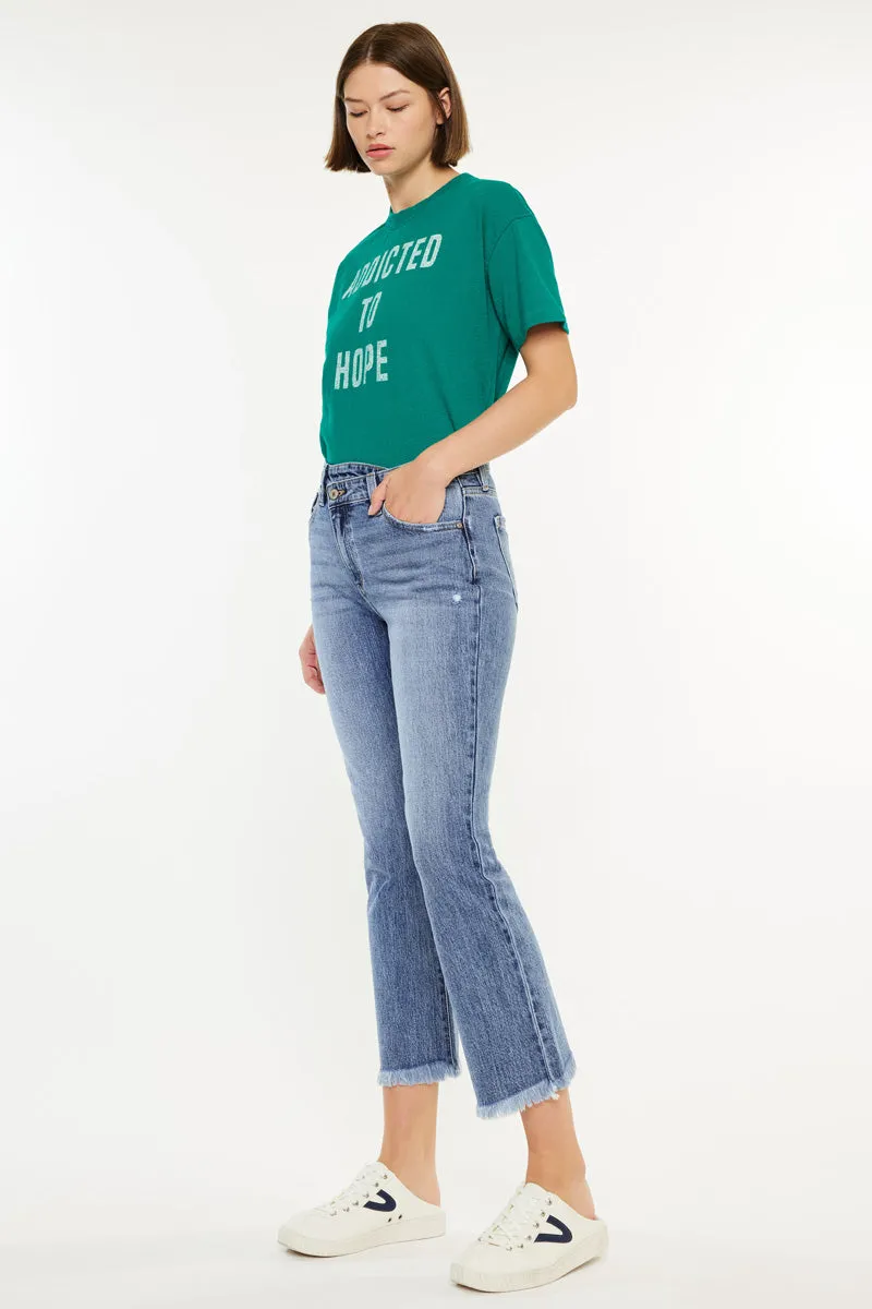 Effie High Rise Kick Flare Jeans sold by Kan Can product image thumbnail 4