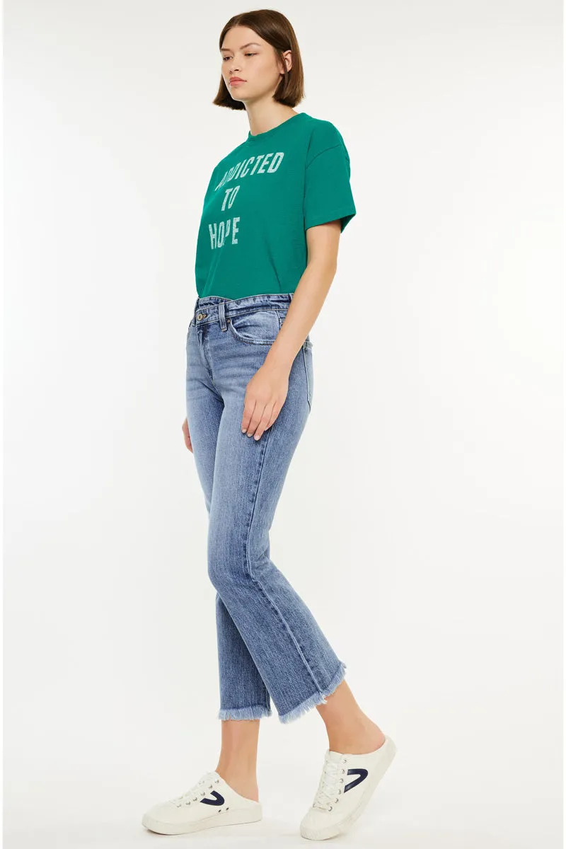 Effie High Rise Kick Flare Jeans sold by Kan Can product image thumbnail 5