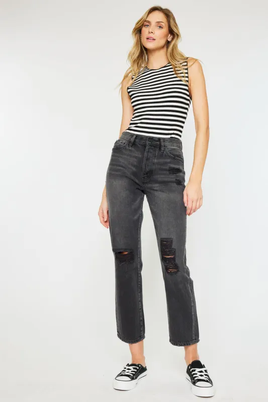 Hilana Ultra High Rise 90's Boyfriend Jeans sold by Kan Can