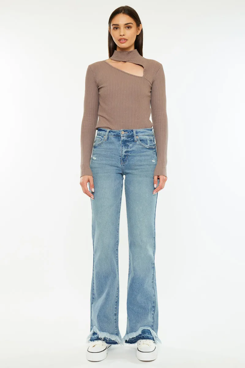 Kristy High Rise Flare Jeans sold by Kan Can product image thumbnail 4