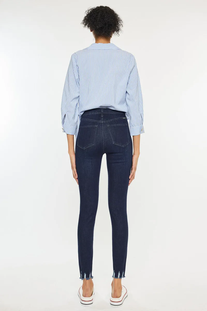 Clove High Rise Ankle Skinny Jeans sold by Kan Can product image thumbnail 2