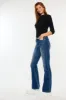 Hayden Mid Rise Flare Jeans (Petite) sold by Kan Can