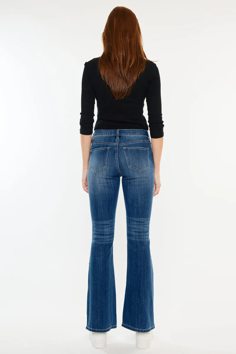 Hayden Mid Rise Flare Jeans (Petite) sold by Kan Can product image thumbnail 2