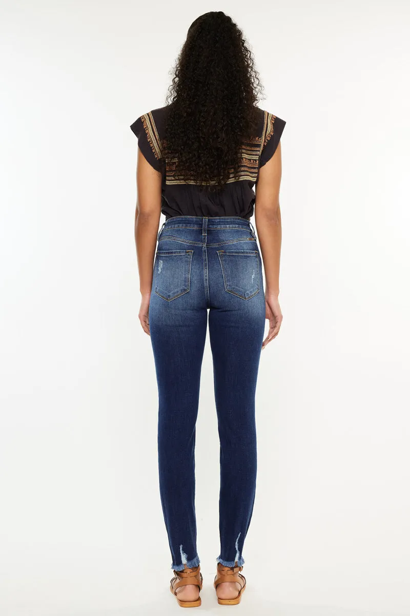 Jenny High Rise Ankle Skinny Jeans sold by Kan Can product image thumbnail 2