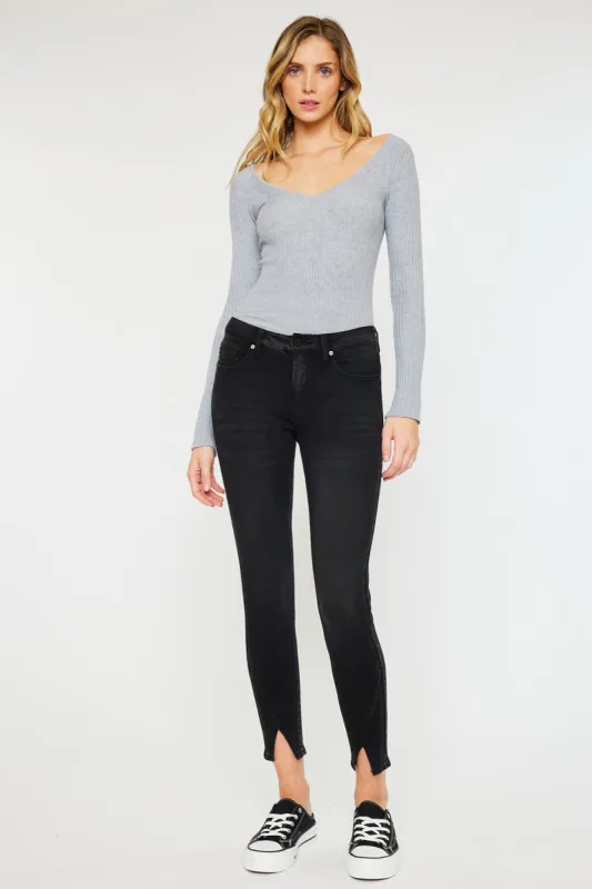 Kingston Mid Rise Ankle Skinny Jeans sold by Kan Can