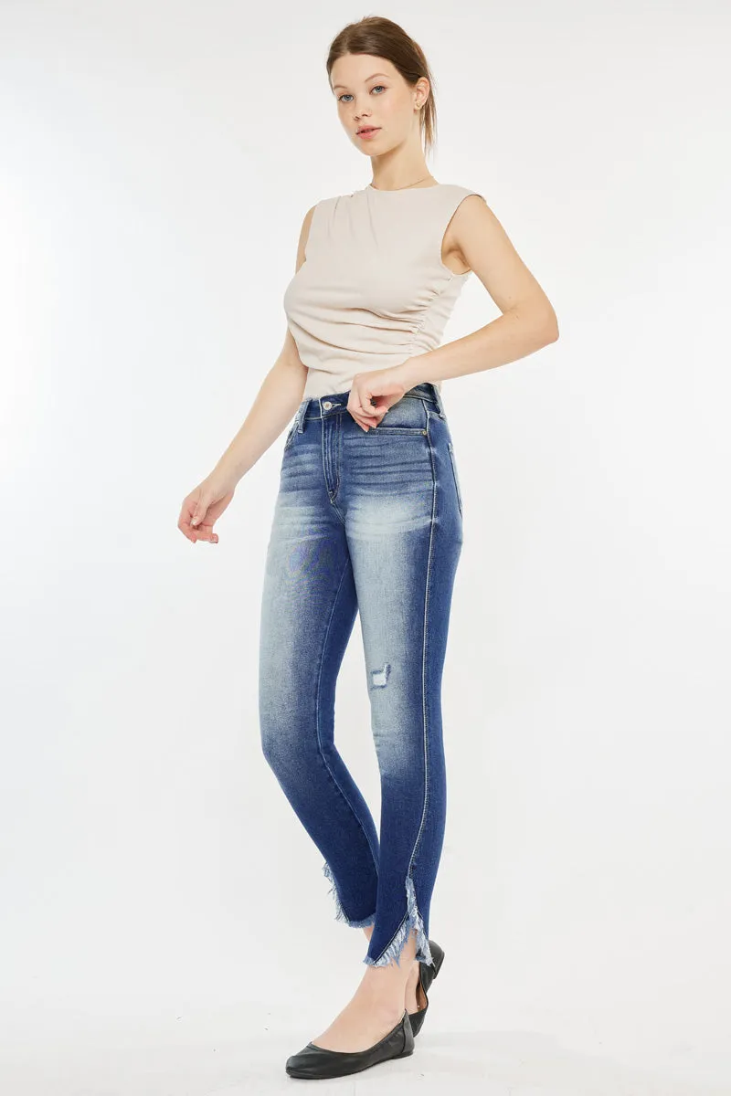Geneva High Rise Ankle Skinny Jeans sold by Kan Can product image thumbnail 4
