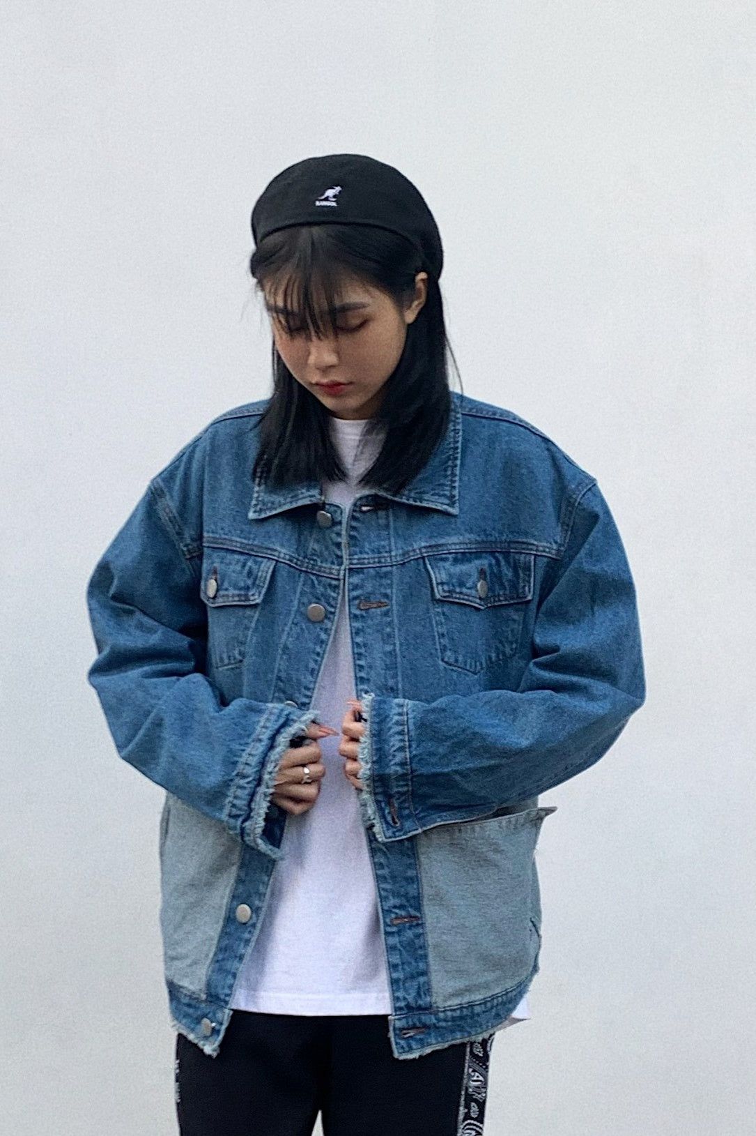 Stitching Loose And Versatile, Denim Jacket Jacket sold by Kan Can product image thumbnail 5