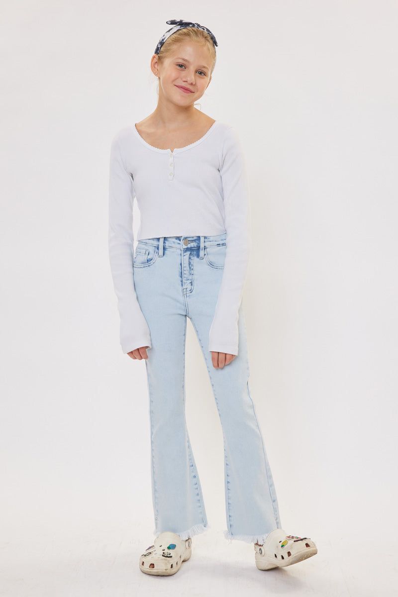 Winter High Rise Flare Kid Jeans sold by Kan Can