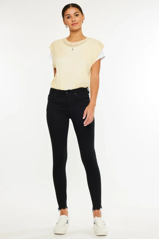 May High Rise Ankle Skinny Jeans sold by Kan Can