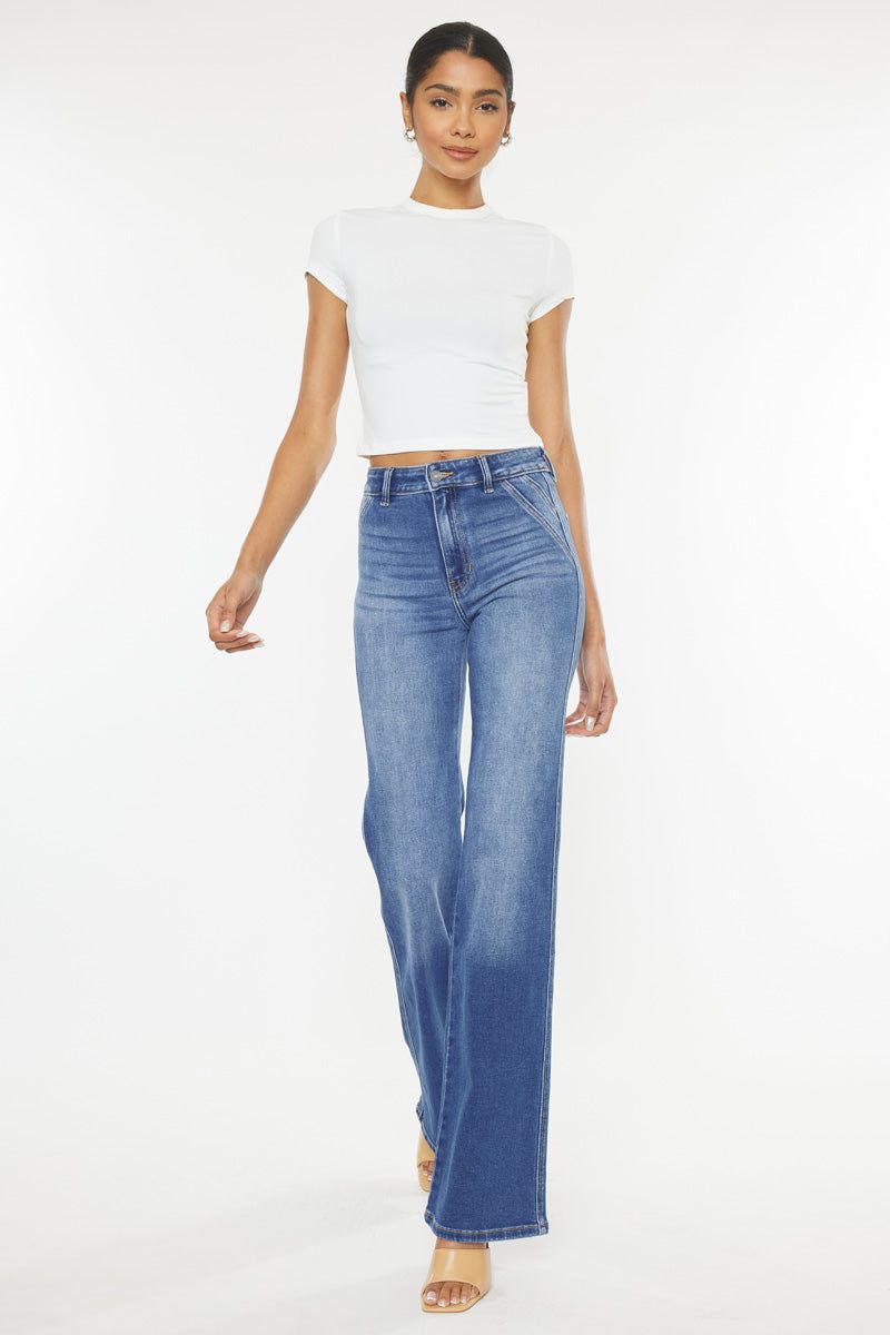 Celia Ultra High Rise Wide Flare sold by Kan Can product image thumbnail 4