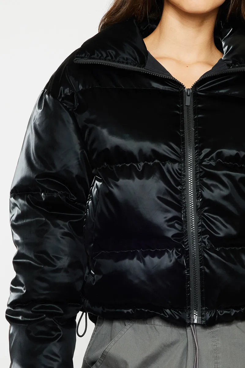 Lux Cropped Puffer Jacket sold by Kan Can product image thumbnail 2