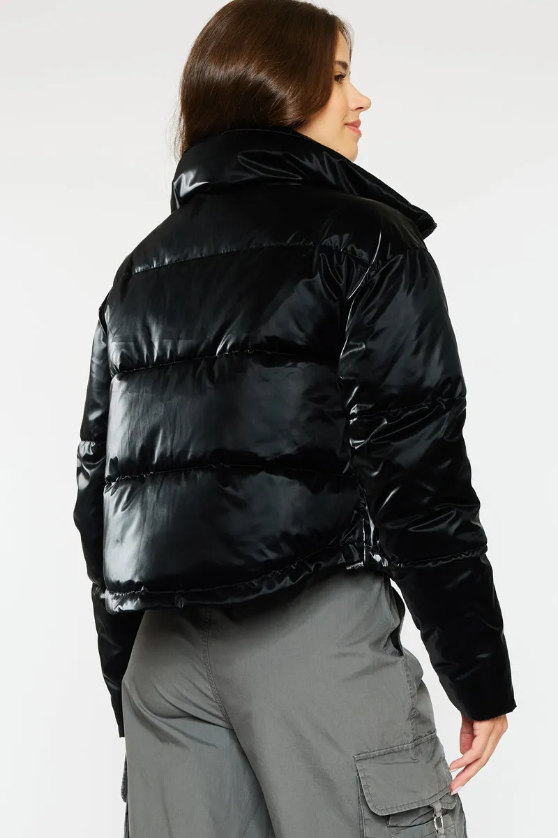 Lux Cropped Puffer Jacket sold by Kan Can product image thumbnail 3