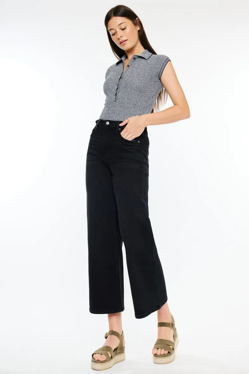 Victoria Ultra High Rise Cropped Wide Leg sold by Kan Can product image thumbnail 4