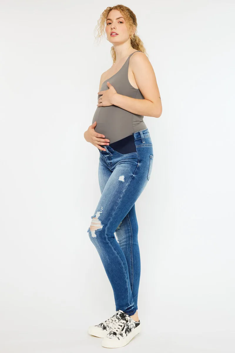 Tate Maternity Super Skinny Jeans sold by Kan Can product image thumbnail 5