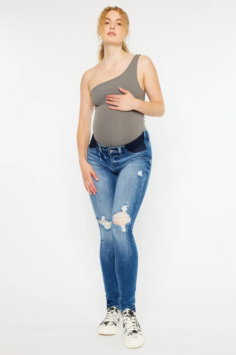 Tate Maternity Super Skinny Jeans sold by Kan Can product image thumbnail 4