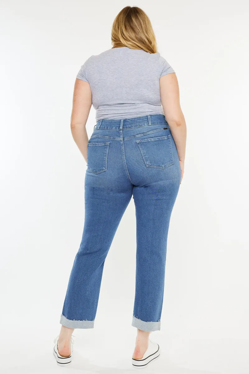 Penny High Rise Slim Straight Jeans (Plus Size) sold by Kan Can product image thumbnail 2