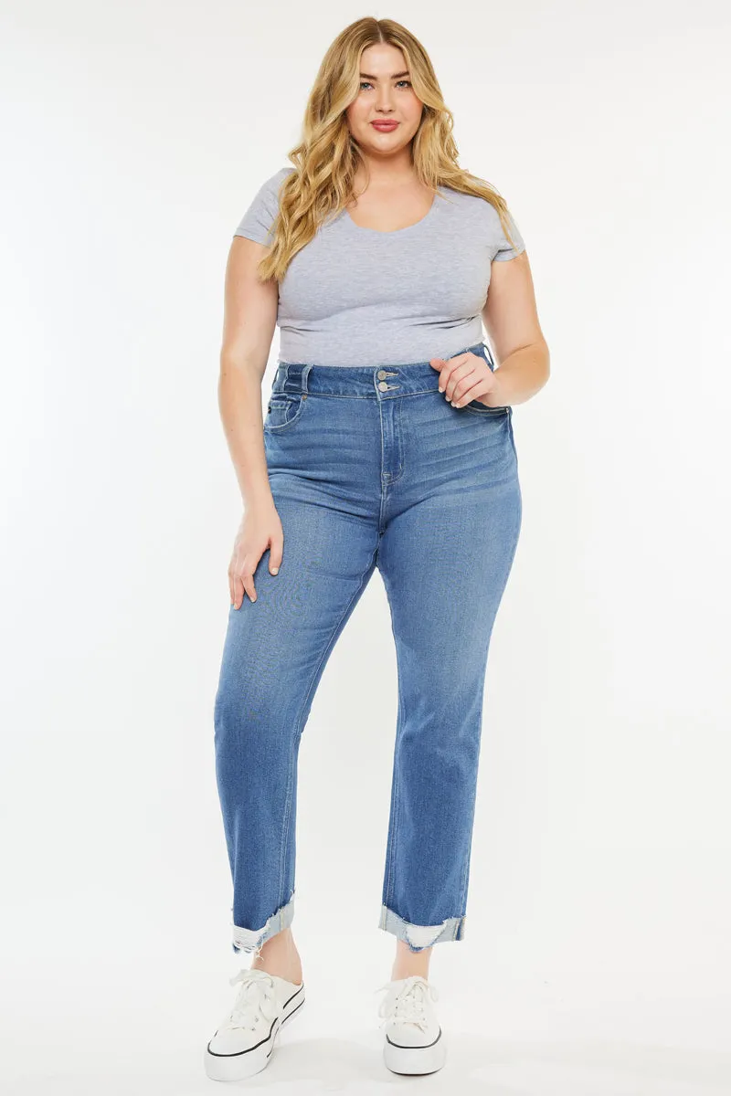 Penny High Rise Slim Straight Jeans (Plus Size) sold by Kan Can product image thumbnail 4