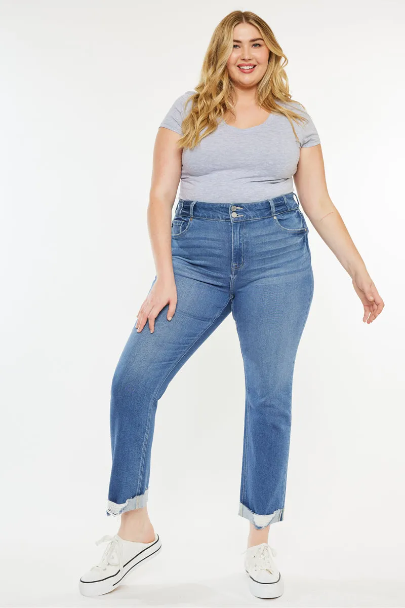 Penny High Rise Slim Straight Jeans (Plus Size) sold by Kan Can product image thumbnail 5