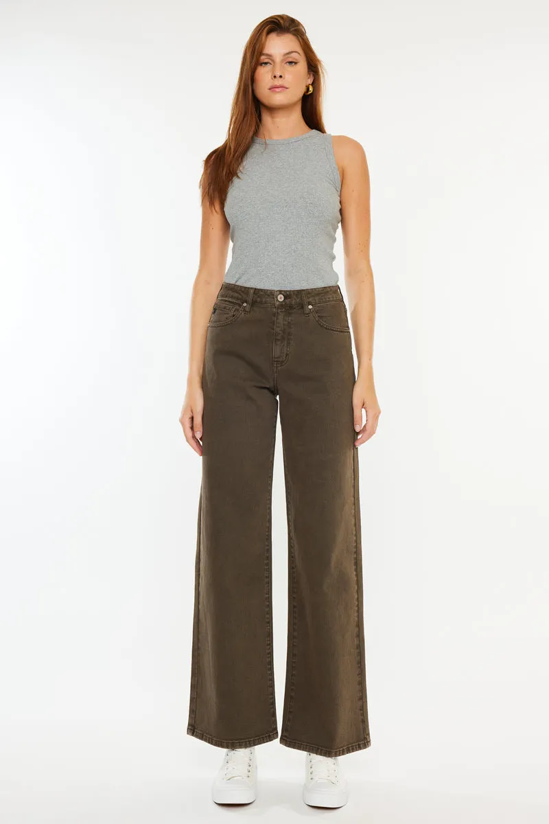 Aveline High Rise Wide Leg Jeans sold by Kan Can product image thumbnail 4