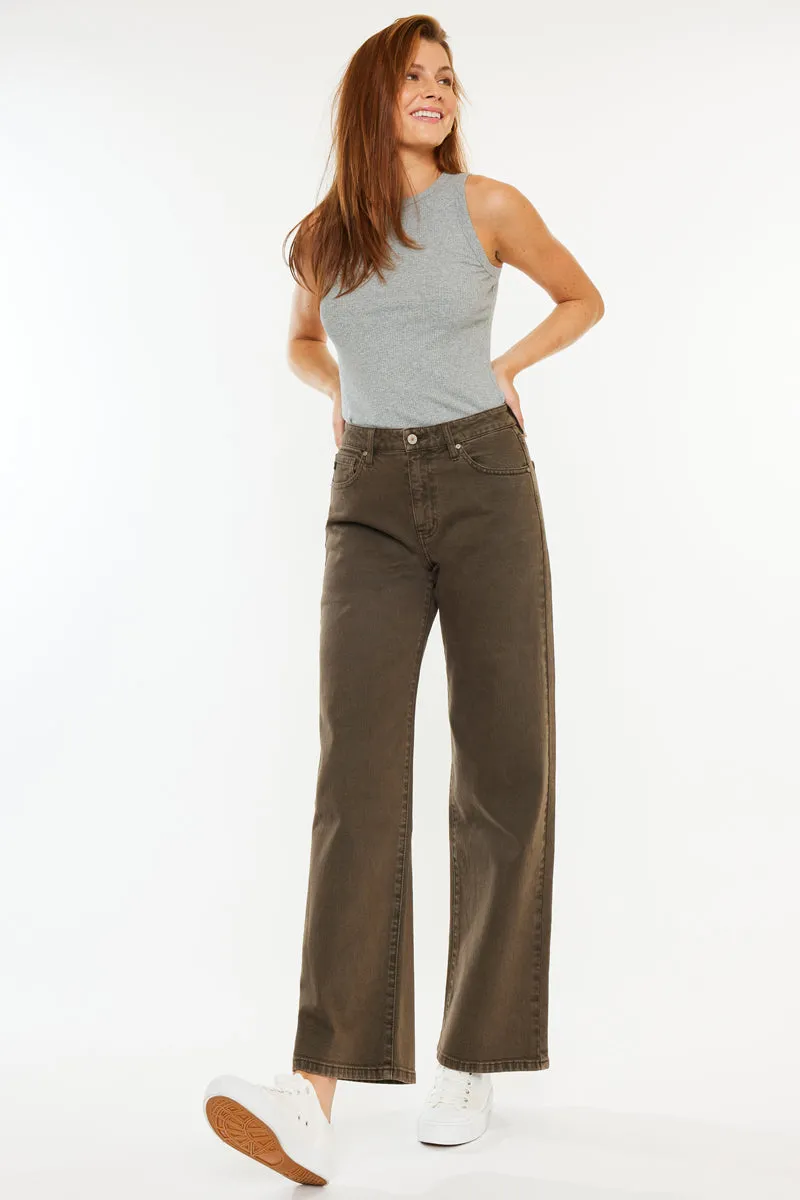 Aveline High Rise Wide Leg Jeans sold by Kan Can product image thumbnail 5